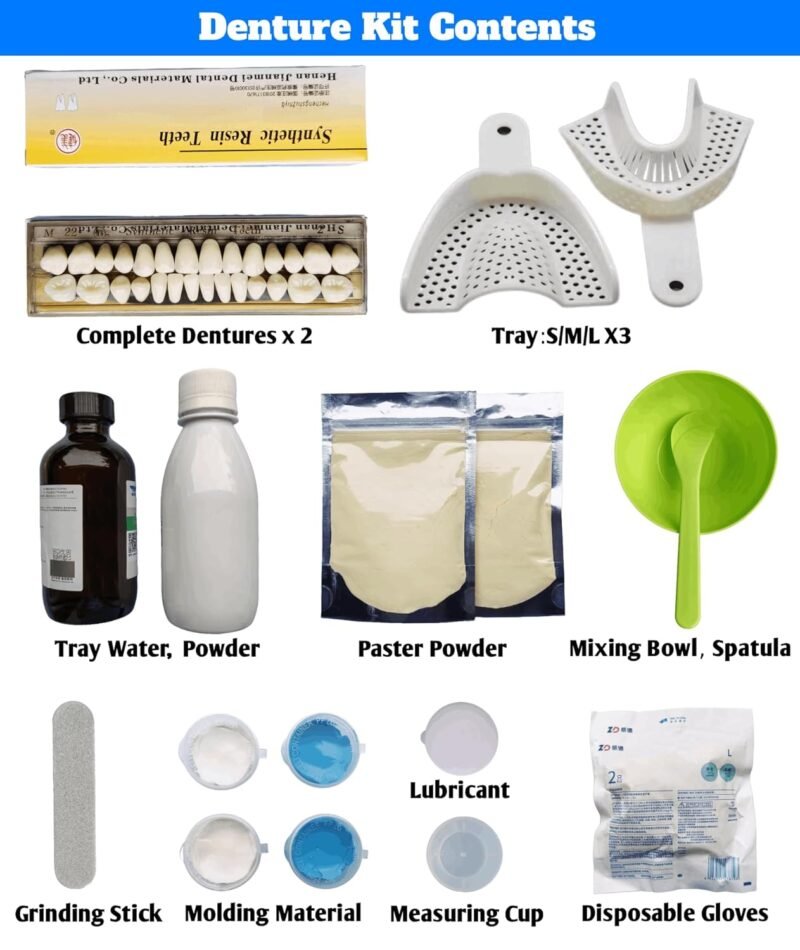 DIY Denture Kit Repair Missing Teeth Fake Teeth - Image 10