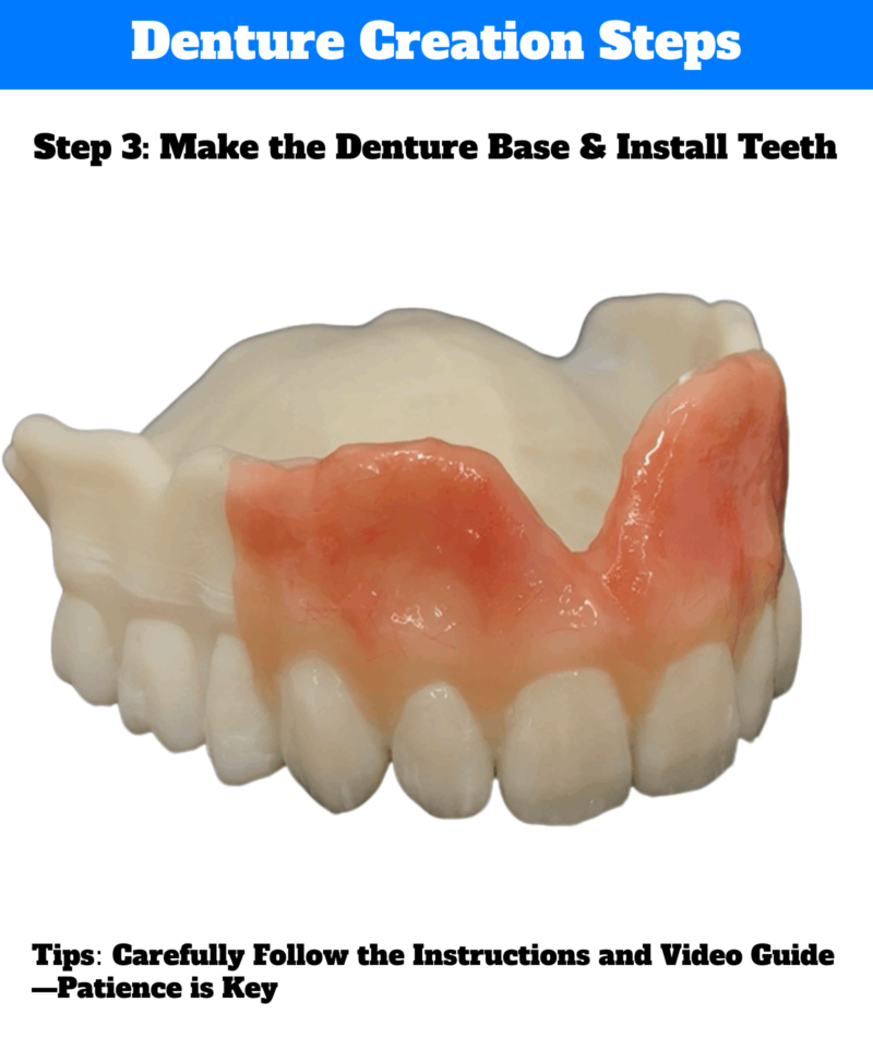 DIY Denture Kit Repair Missing Teeth Fake Teeth - Image 7